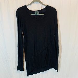 Left of Center Asymmetrical Long Sleeve Top